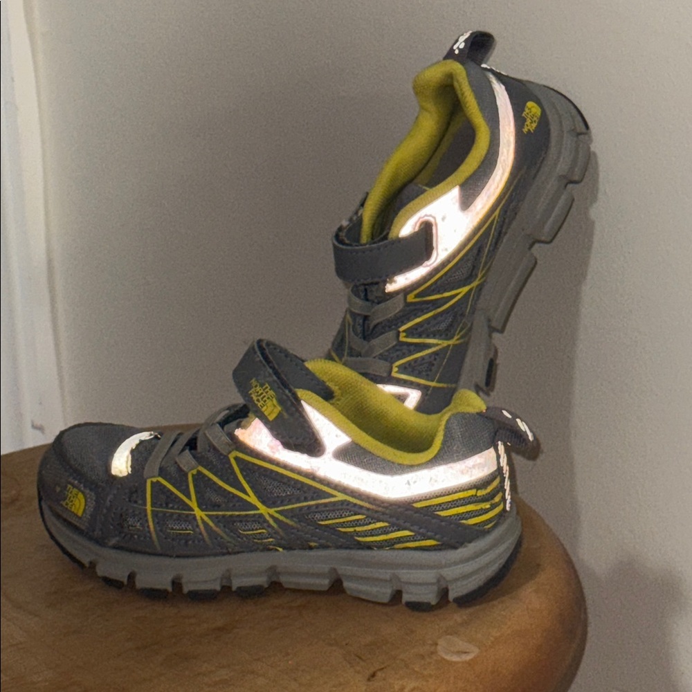 The North Face Kids Sneakers - Gray and Yellow